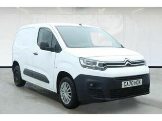 citroen berlingo 1.5 bluehdi 650 enterprise m panel van 5dr diesel manual swb euro 6 (start/stop) (75 ps)