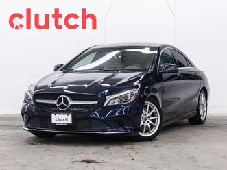 2018 mercedes-benz cla 250 4matic awd w/apple carplay & android