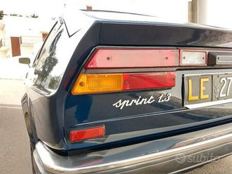 alfasud sprint targa oro