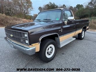 1984 chevrolet k20 squarebody 4×4 camper special