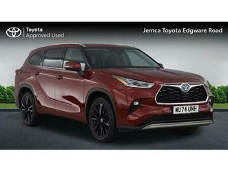 toyota highlander excel suv's 2.5 vvt-h excel cvt 4wd euro 6 (start/stop) 5dr