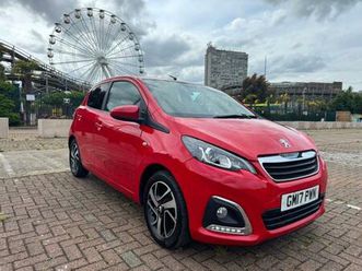 2017 peugeot 108 1.2 puretech allure 5dr hatchback petrol manual
