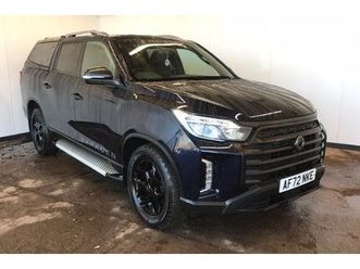 kgm / ssangyong musso 2.2d saracen pickup double cab 4dr diesel auto 4wd euro 6 (181 ps)