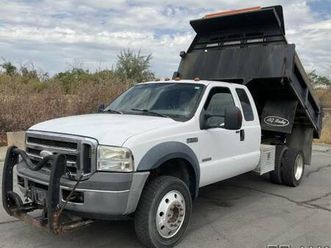 2006 ford f550 6.0 diesel 4x4 nice dump box