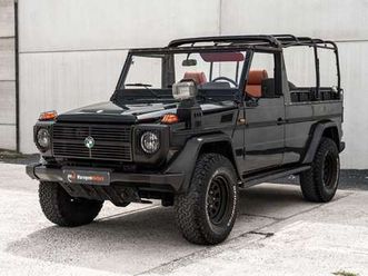 300 gd puch cabrio brown leather cabrio 8 seats