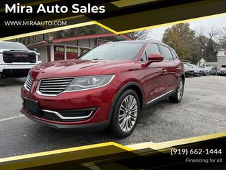 used 2018 lincoln mkx reserve