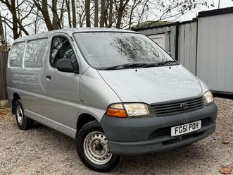 2001 toyota hi-ace 2.5td 280 gs (2 side / 1 rear door)
