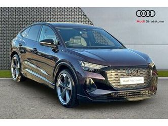 2025 audi q4 e-tron 45e black edition sportback auto