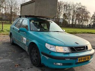 saab 9-5 3.0 t v6 estate aut 2000 blauw carbagerun 2023 — saab — marktplaats