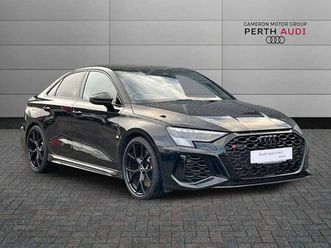 2023 audi rs3 2.5 tfsi carbon black saloon 4d