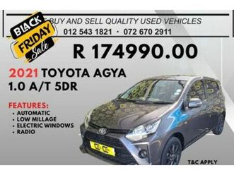 2021 toyota agya 1.0 auto