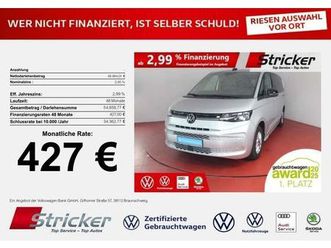 volkswagen t7 multivan life lang 2.0tdi dsg 427,-ohne anzah