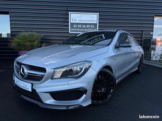 mercedes cla (2) 45 amg 380 4matic 7g-dct / pack carbone extérieur / vitres teintées / sièges chauffants / sièges cuir sport / bluetooth / etc...