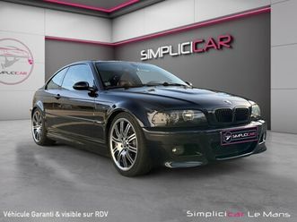 bmw m3 coupe e46 entretien et grosse révision complète garantie 12 mois