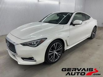 2018 infiniti q60 awd gps cuir toit ouvrant mags *bas kilométrag