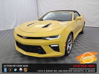 2017 chevrolet camaro chevy 1ss convertible sport convertible