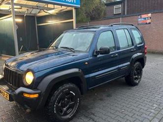 jeep cherokee 2.4 (2003) - stoere auto | donkerblauw — jeep — marktplaats