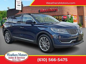used 2017 lincoln mkx reserve