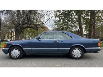 1990 mercedes sec series w126 500 sec