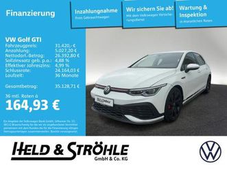vw golf gti clubsport 2.0 tsi dsg led+ nav kam shz
