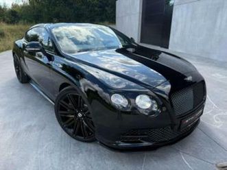 ② bentley continental gt speed/w12/4wd/full history/full black — bentley — 2ememain