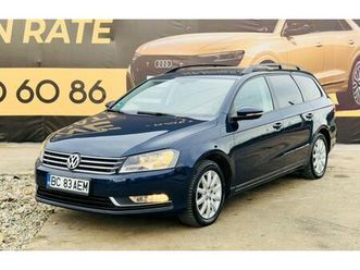 vw passat b7,2013, 2.0 tdi, automat, e5, rate cu buletinul, avans 0 moinesti