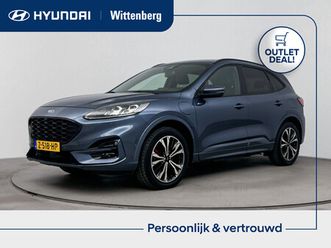 ford kuga 2.5 phev st-line x | trekhaak | trekgewicht 1500 kg | navi | clima | camera | cruise | 19'' lm velgen | privacy glass | plug-in hybrid | automaat |