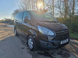 2015 ford transit custom black low 100k miles drives perfect 5m mot ltd