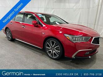 used 2018 acura rlx sport hybrid advance package