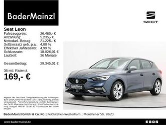 seat leon 1.5 etsi dsg fr navi kam. shz matrix acc