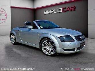 audi tt roadster boite manuelle 1.8t 225ch quattro windstop coupe-vent en verre commande électrique