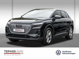 audi q4 e-tron 40 basis navi klima led ahk rear view