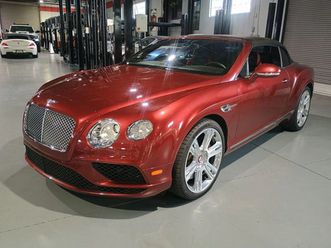 2017 bentley continental gt v8 convertible clean carfax florida car