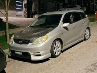 2003 toyota matrix xrs 6spd
