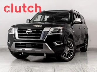 2021 nissan armada platinum w/ sunroof, heated seats, rearview c