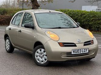 2003 nissan micra 1.2 s 5d