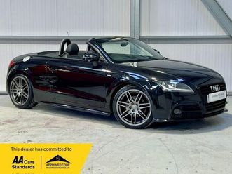 2013 audi tt roadster 2.0 tfsi black edition s tronic