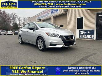 used 2020 nissan versa 1.6 s