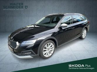 skoda octavia combi 2.0 tdi dsg 4x4 scout navi ahk mat