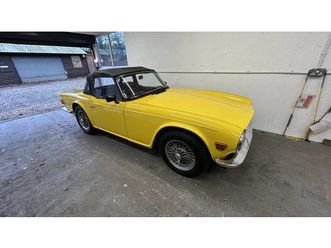 1973 triumph tr6 with overdrive and full mot, drives well a vendre
