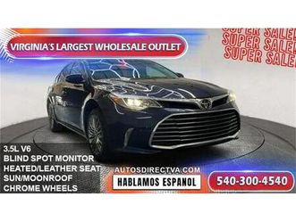 2018 toyota avalon limited