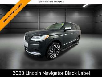 certified 2023 lincoln navigator black label