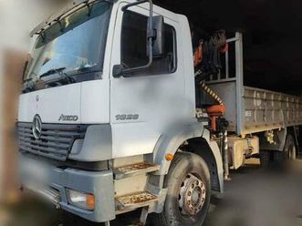 mercedes basculante con grúa - atego1