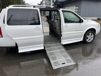 2007 chevrolet uplander mobility wheelchair accessible handicap