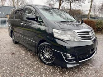 2007 toyota alphard fresh import g edt 4wd 2.4 auto 7 seats mpv petrol ulez curtains 4/b grade m...
