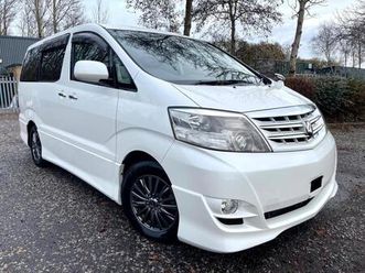 2007 toyota alphard fresh import v platinum 2.4 auto 7 seats mpv petrol 4 grade ulez mpv petrol a...