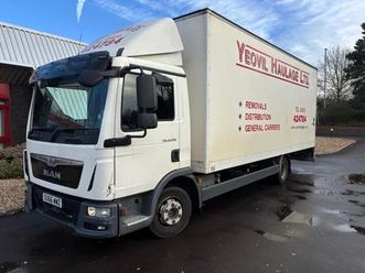 man tgl 8220 euro 6 automatic, 220 bhp 7.5 ton 21 ft box van
