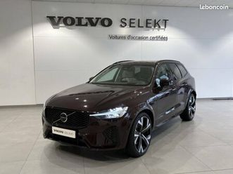 volvo xc60 t6 awd hybride rechargeable 253 ch+145 ch geartronic 8 ultra style dark