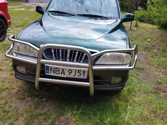 sprzedam ssangyong musso 2,9 td 4x4 klima ostrów mazowiecka • olx.pl