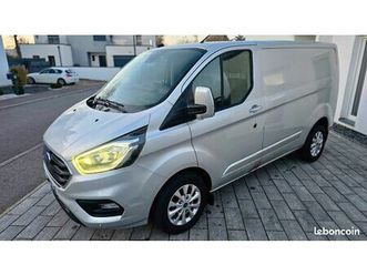 ford transit custom fourgon limited 2.0 130 ch ~ caméra de recul sièges chauffants carplay régula...